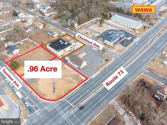 0.98 Acres of Commercial Land for Sale in West Berlin, New Jersey