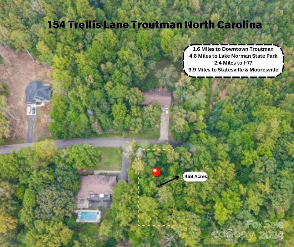 0.459 Acres of Land for Sale in Troutman, North Carolina