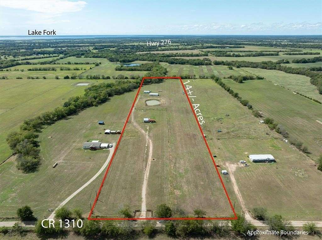 14 Acres of Land with Home for Sale in Point, Texas