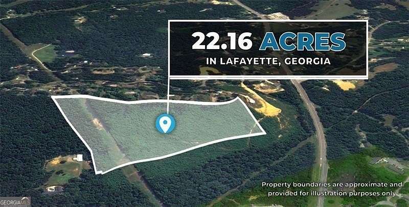 22.16 Acres of Land for Sale in LaFayette, Georgia