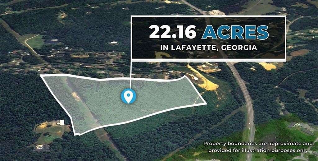 22.16 Acres of Land for Sale in LaFayette, Georgia