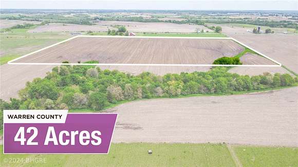 42.03 Acres of Agricultural Land for Sale in Indianola, Iowa