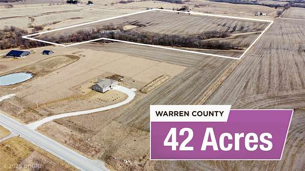 42 Acres of Recreational Land & Farm for Sale in Indianola, Iowa