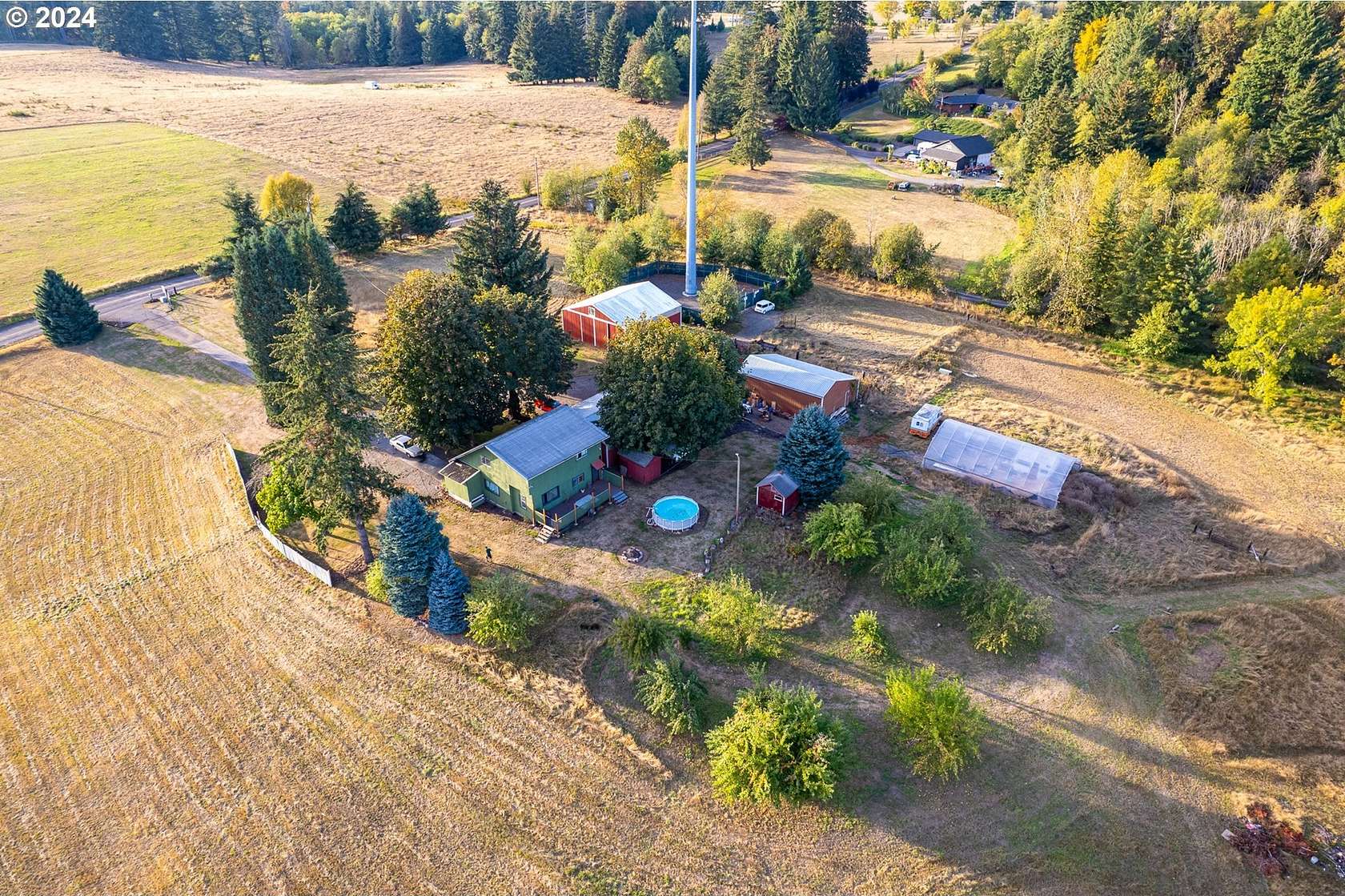 11 Acres of Land with Home for Sale in La Center, Washington