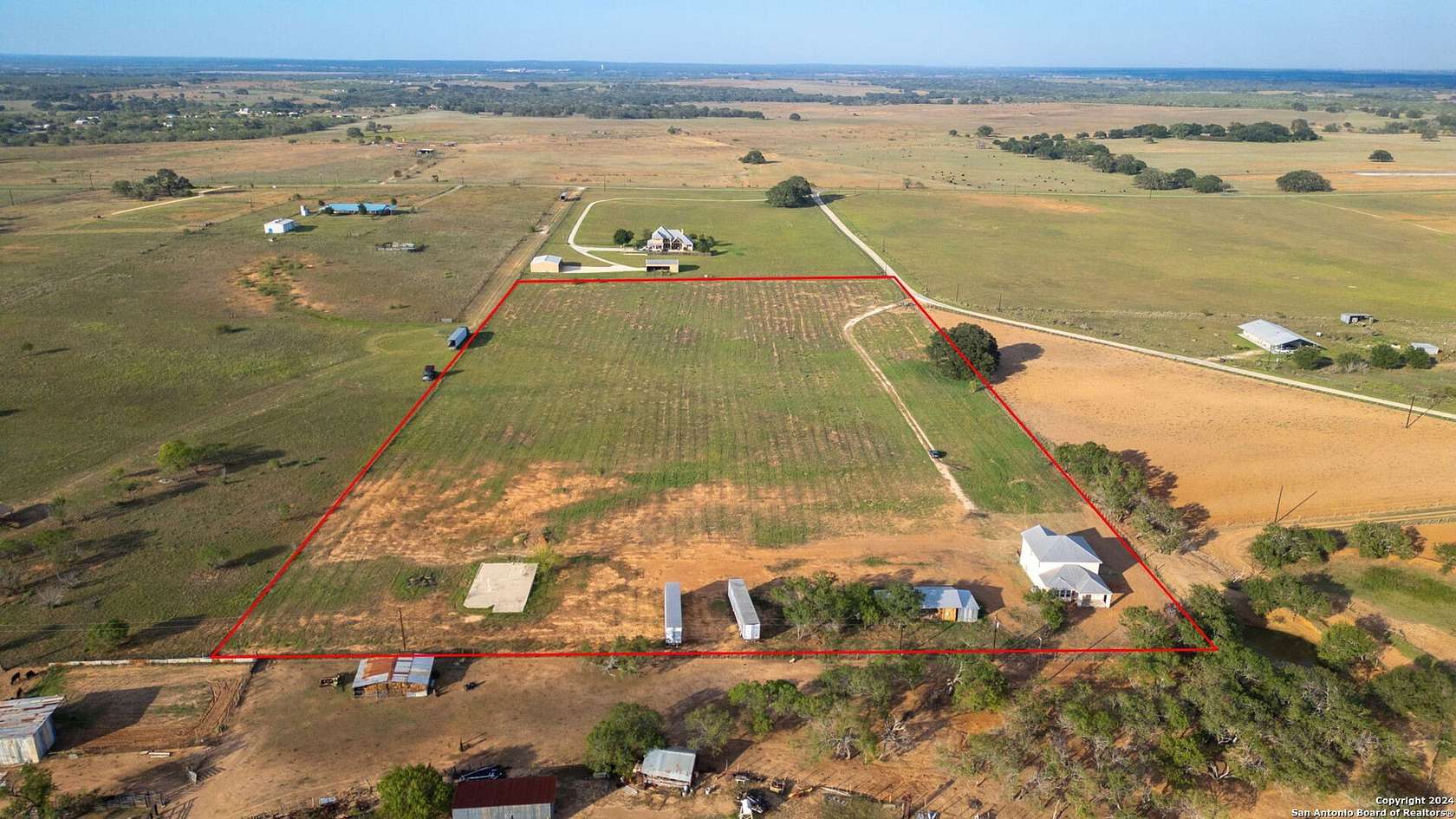 12.8 Acres of Land with Home for Sale in Floresville, Texas