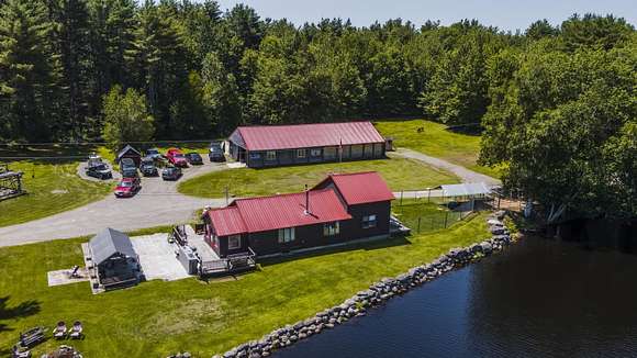 6.5 Acres of Residential Land with Home for Sale in Howland, Maine