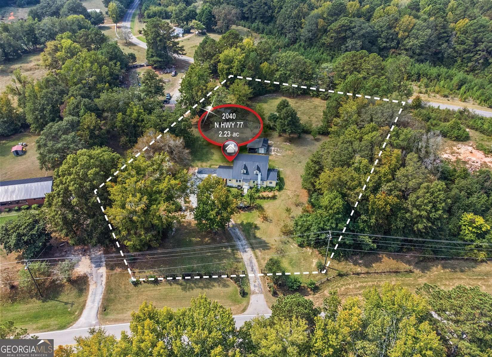 2.23 Acres of Residential Land with Home for Sale in Union Point, Georgia