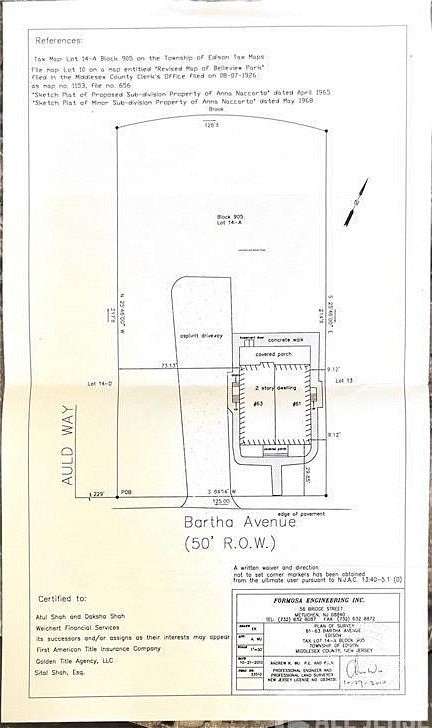 0.617 Acres of Residential Land for Sale in Edison, New Jersey