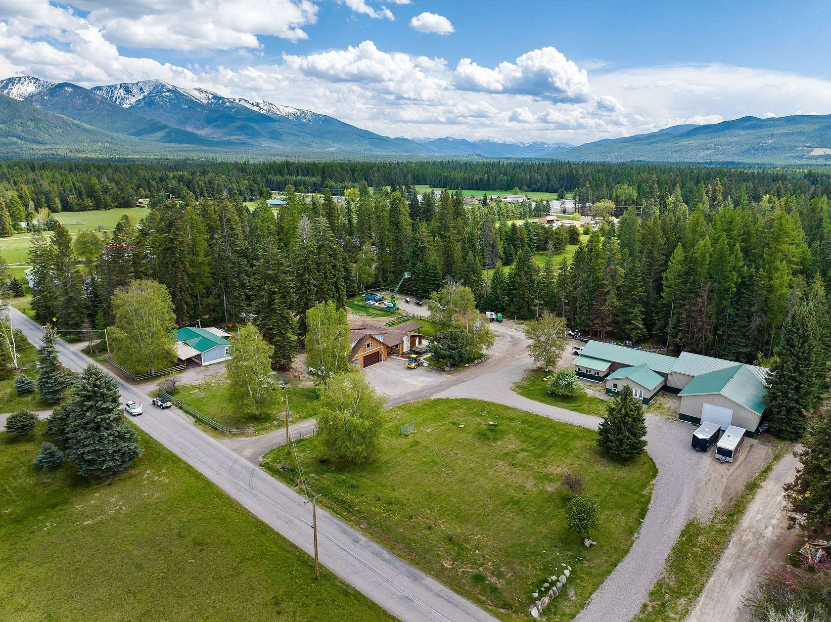 3.13 Acres of Residential Land with Home for Sale in Bigfork, Montana