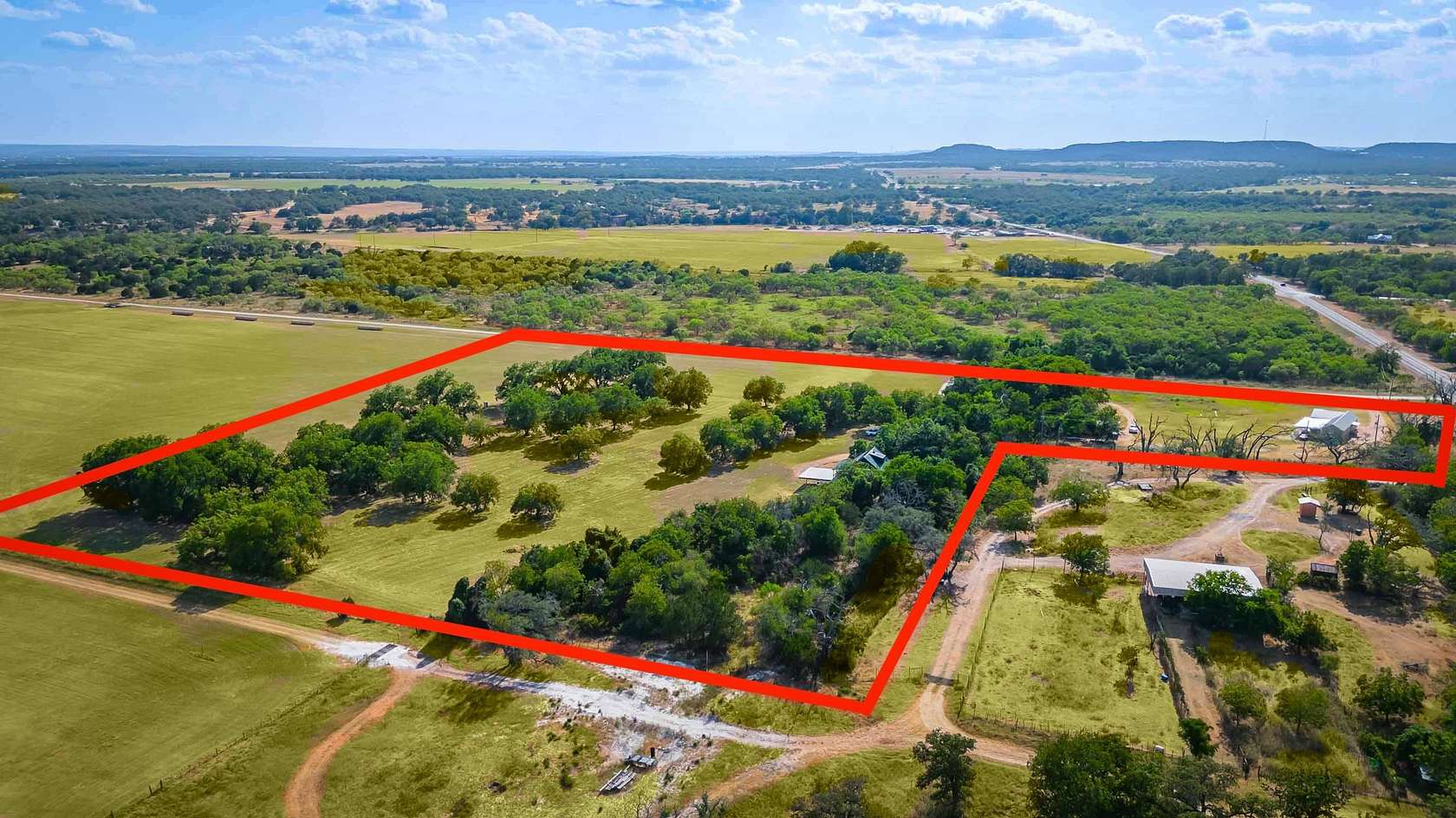 12.31 Acres of Land with Home for Sale in Fredericksburg, Texas