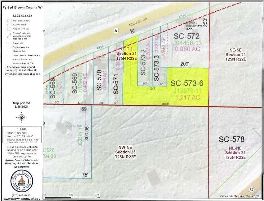 1.22 Acres of Residential Land for Sale in Green Bay, Wisconsin