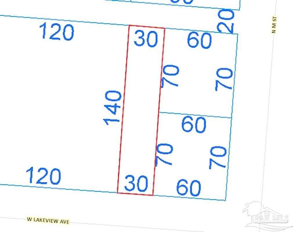 0.097 Acres of Residential Land for Sale in Pensacola, Florida