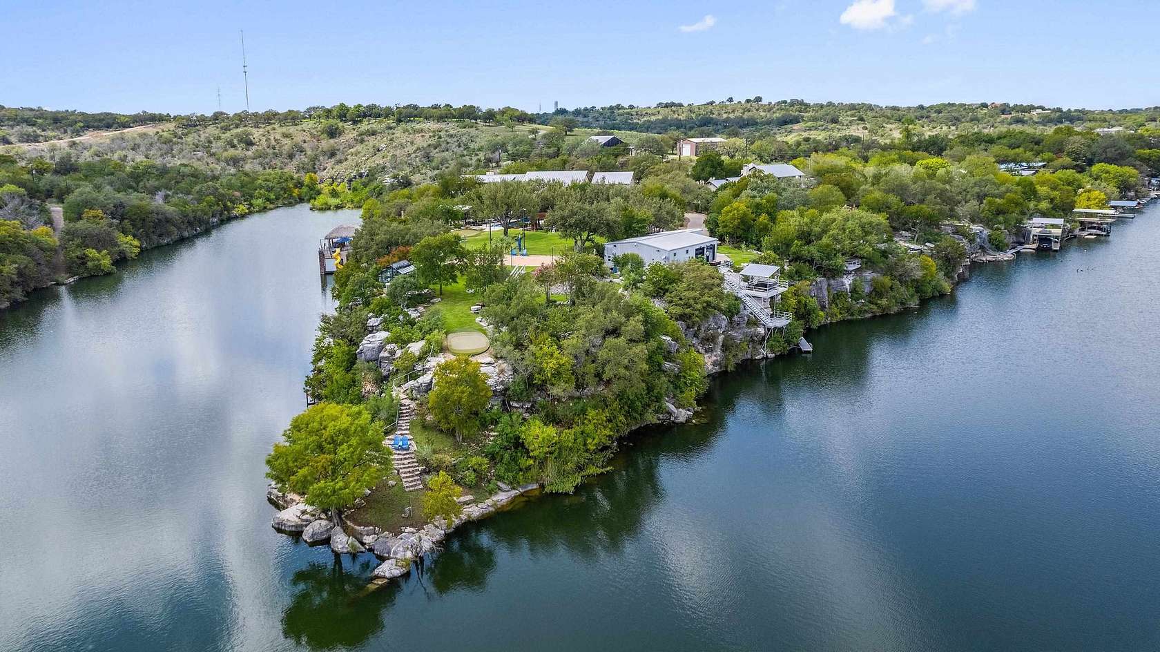 2 Acres of Residential Land with Home for Sale in Marble Falls, Texas