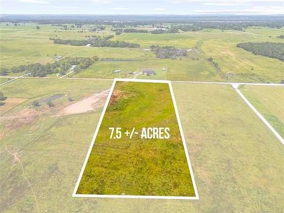 7.5 Acres of Residential Land for Sale in Indianola, Oklahoma