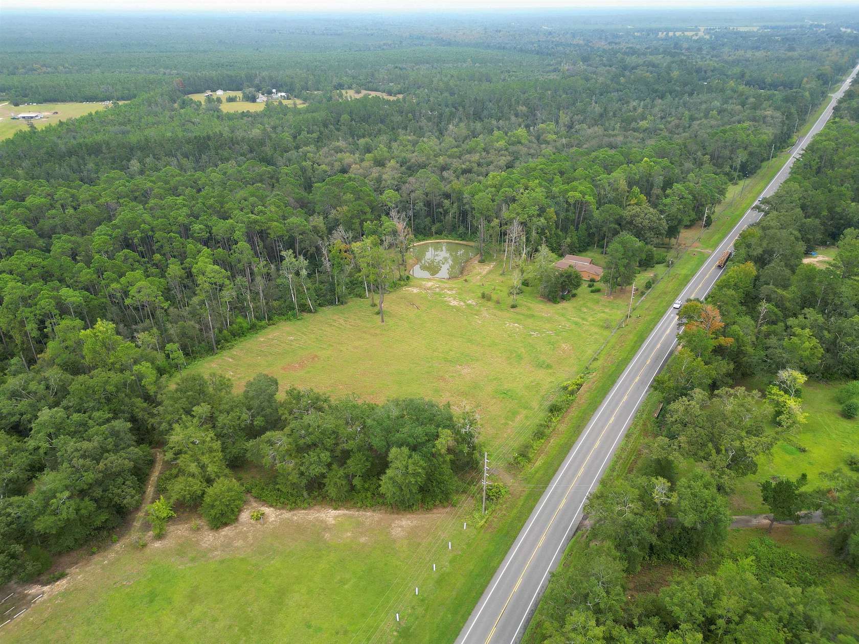 48.13 Acres of Recreational Land with Home for Sale in Bristol, Florida