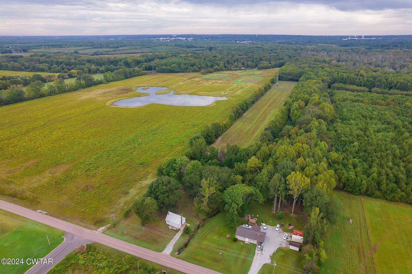 31 Acres of Recreational Land with Home for Sale in Jackson, Tennessee