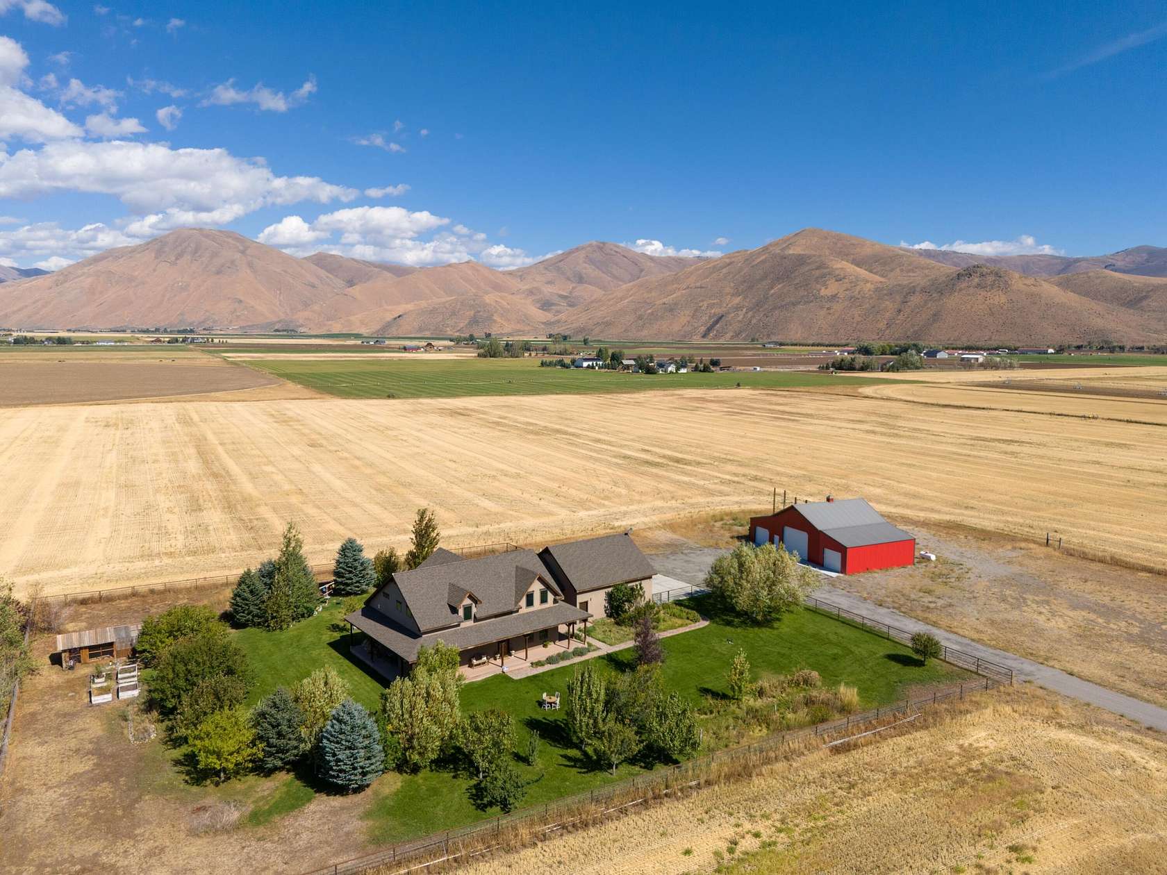 39.21 Acres of Agricultural Land with Home for Sale in Bellevue, Idaho