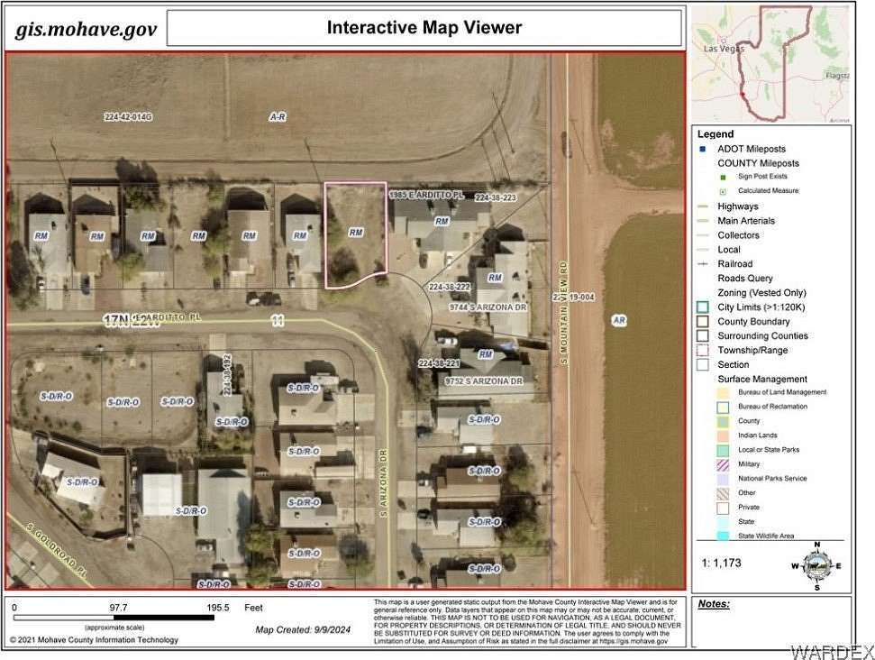 0.13 Acres of Residential Land for Sale in Mohave Valley, Arizona