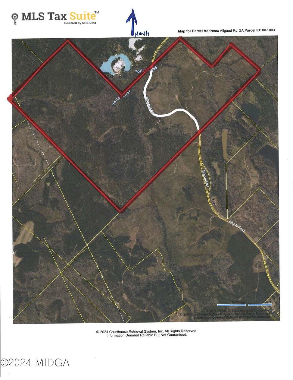 661.7 Acres of Recreational Land for Sale in Jeffersonville, Georgia