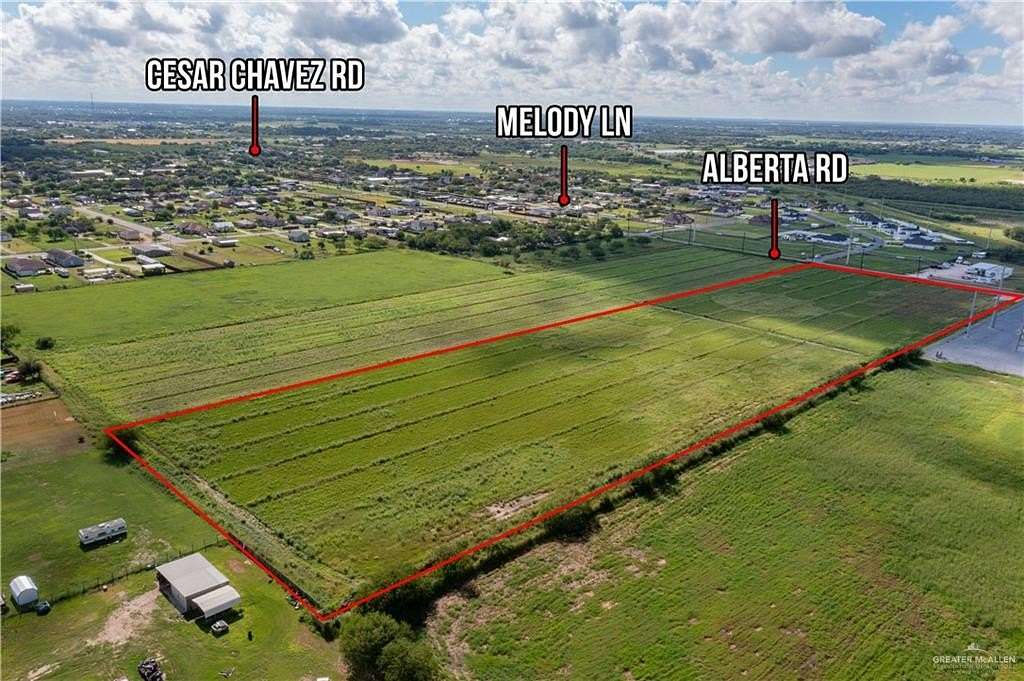 9.7 Acres of Residential Land for Sale in Edinburg, Texas