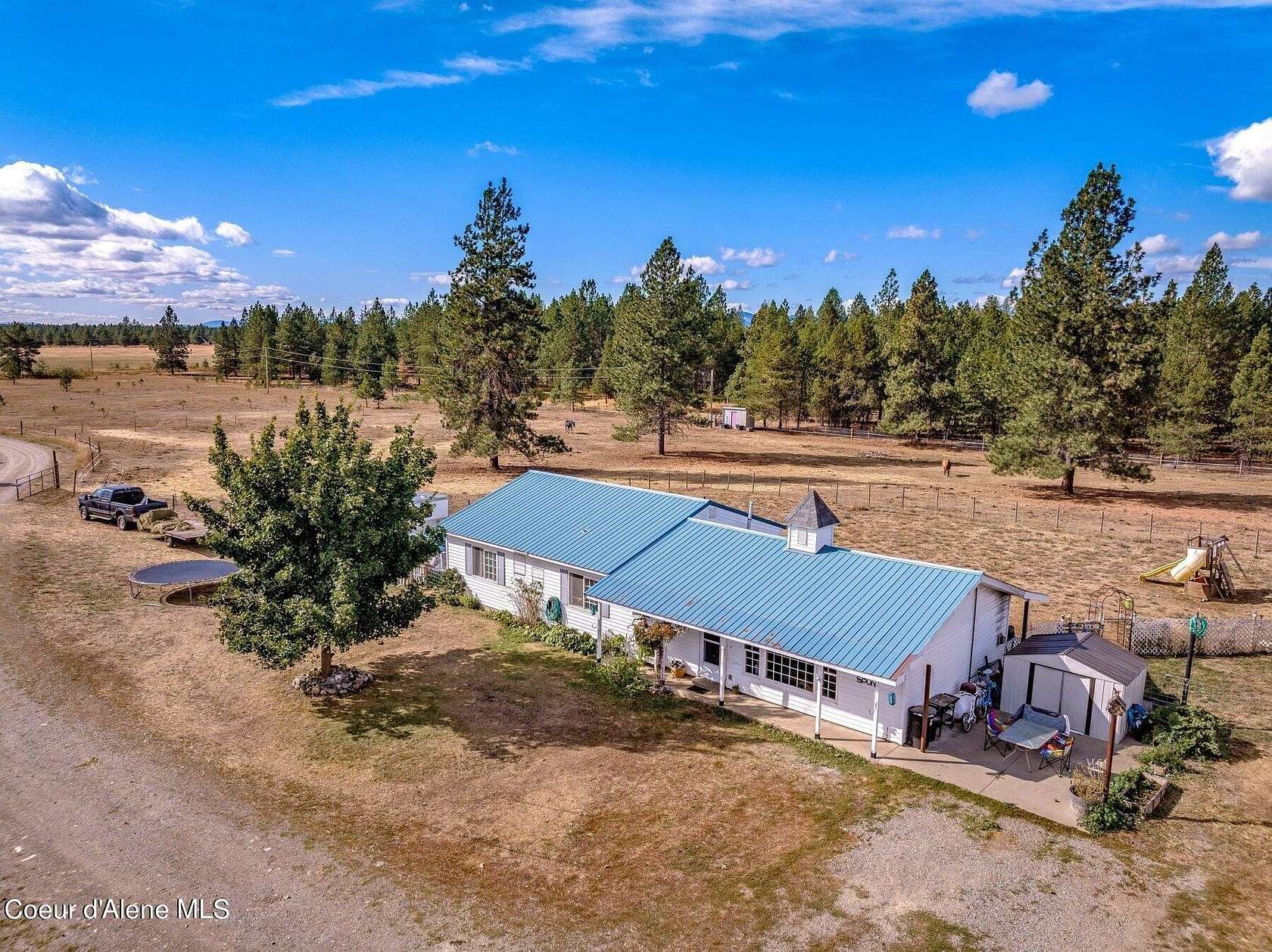 10 Acres of Residential Land with Home for Sale in Athol, Idaho