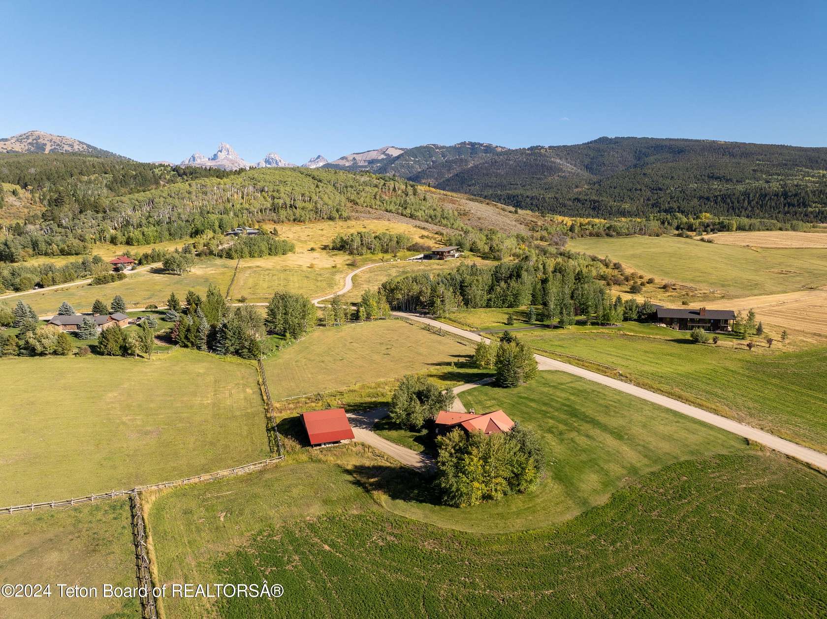 3 Acres of Residential Land with Home for Sale in Alta, Wyoming