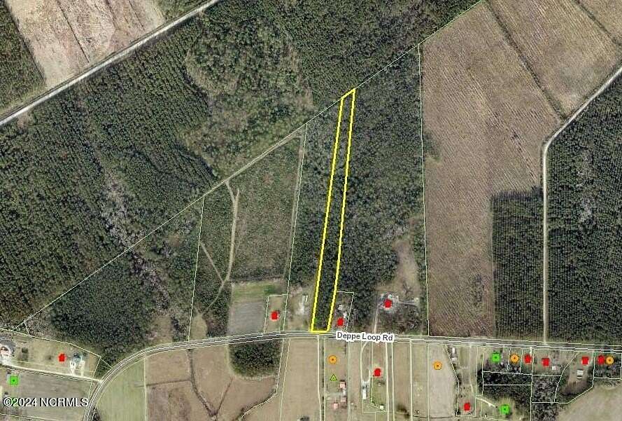 5.78 Acres of Residential Land for Sale in Maysville, North Carolina