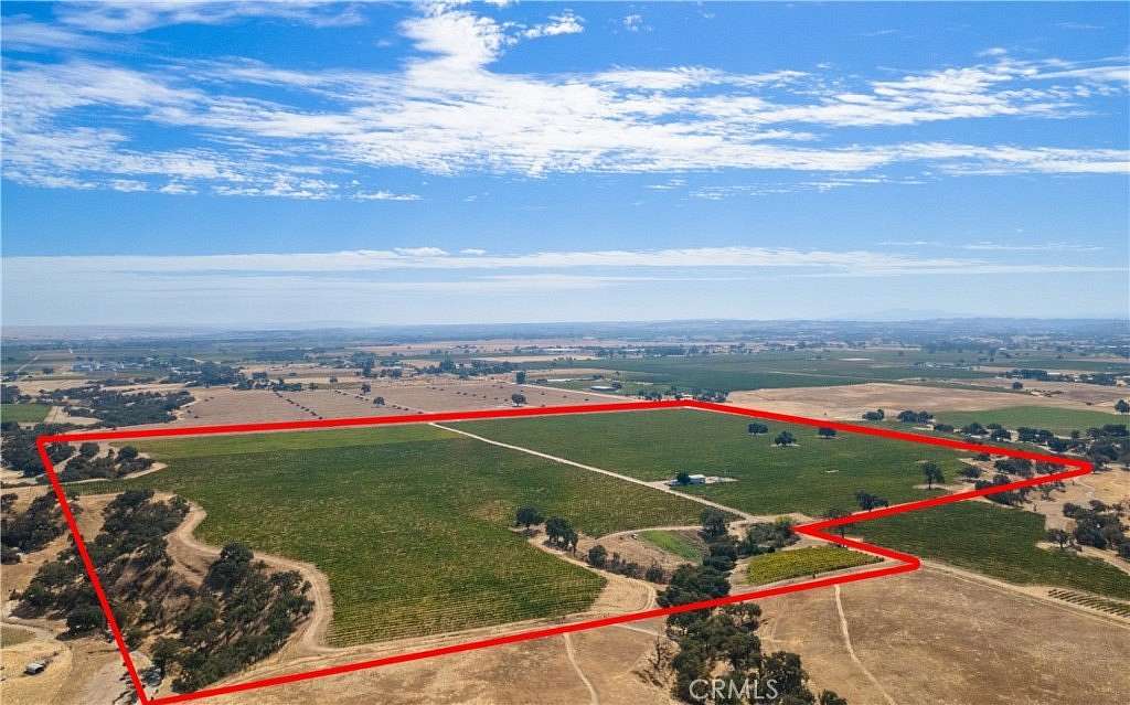 130 Acres of Agricultural Land for Sale in Paso Robles, California
