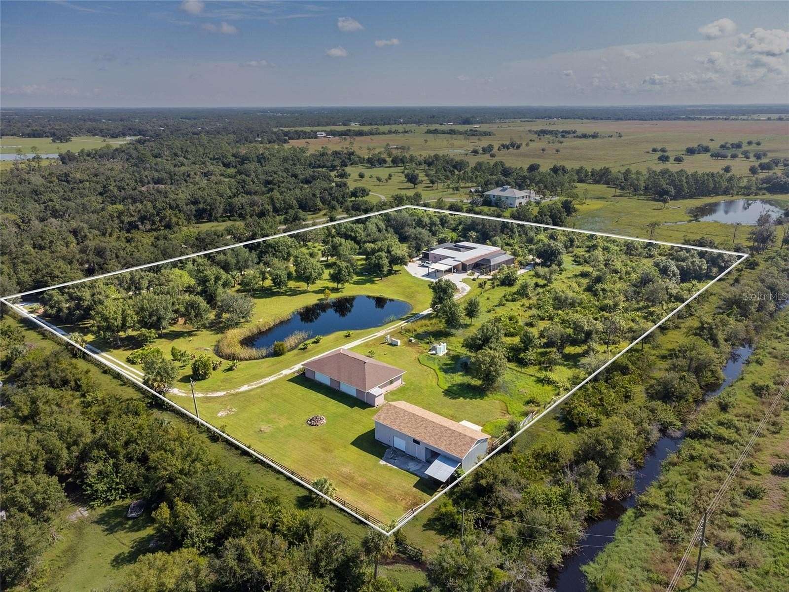 10 Acres of Land with Home for Sale in Punta Gorda, Florida