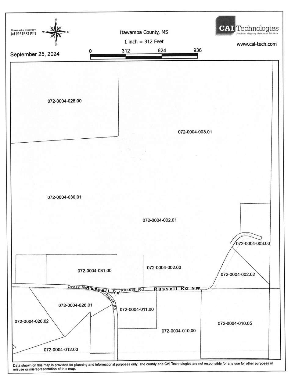 13.9 Acres of Land for Sale in Marietta, Mississippi