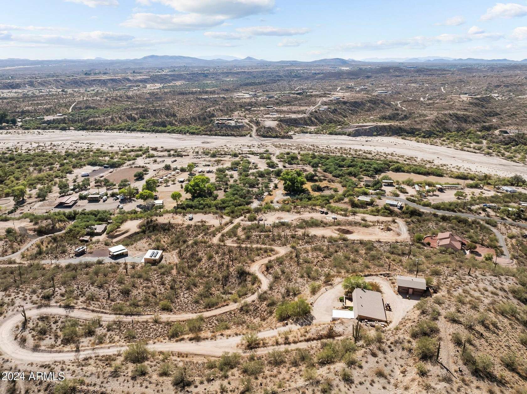 8.43 Acres of Land with Home for Sale in Wickenburg, Arizona