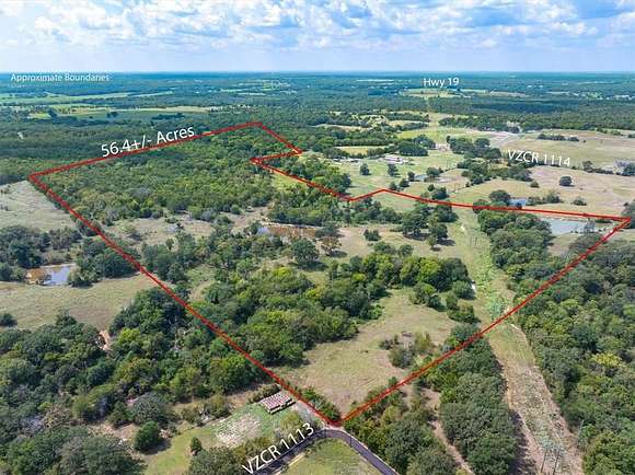 56.48 Acres of Recreational Land for Sale in Fruitvale, Texas