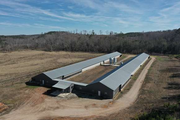 60 Acres of Agricultural Land with Home for Sale in Wadley, Alabama