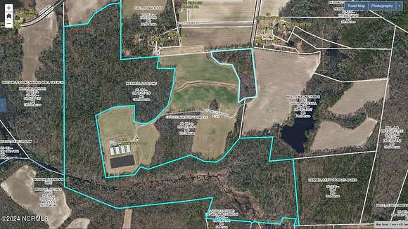 128.14 Acres of Recreational Land for Sale in Seven Springs, North Carolina