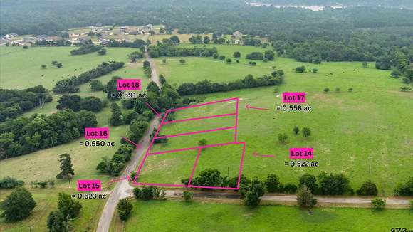 0.558 Acres of Residential Land for Sale in Lindale, Texas