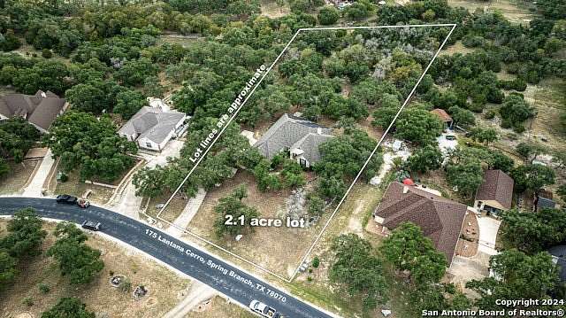 2.1 Acres of Residential Land with Home for Sale in Spring Branch, Texas