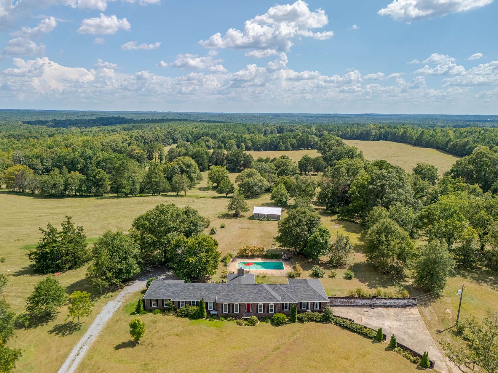 20 Acres of Land with Home for Sale in Camp Hill, Alabama