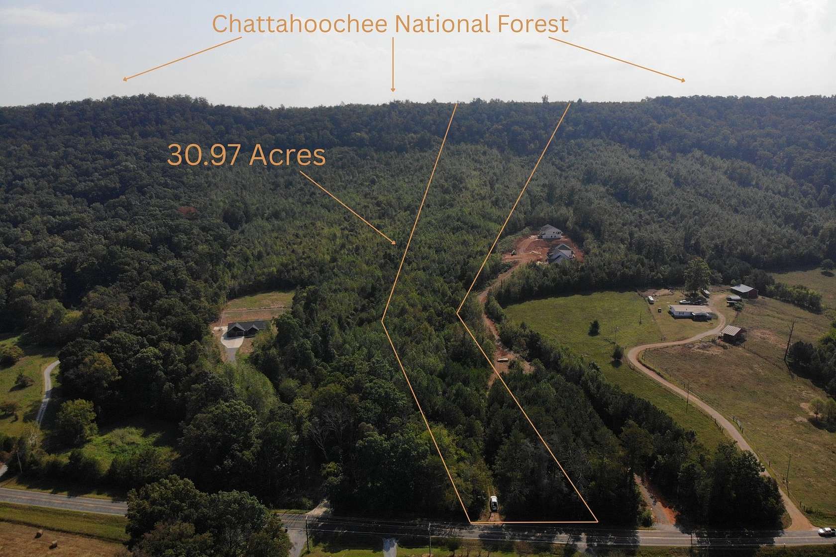 31 Acres of Recreational Land for Sale in Rock Springs, Georgia