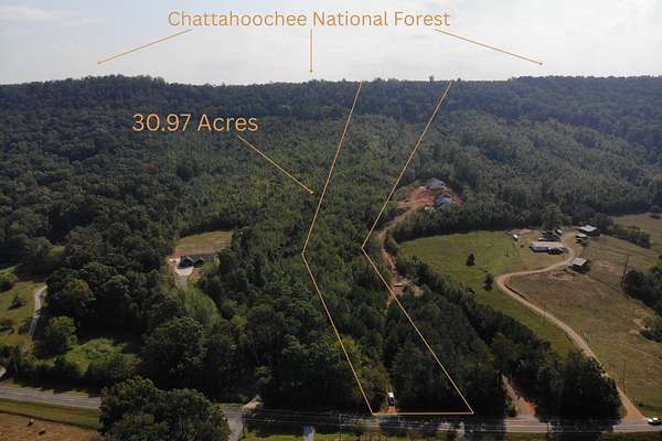 31 Acres of Recreational Land for Sale in Rock Springs, Georgia
