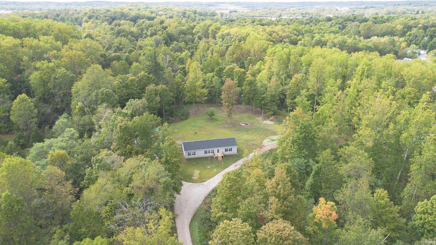 19.17 Acres of Land with Home for Sale in Bloomington, Indiana