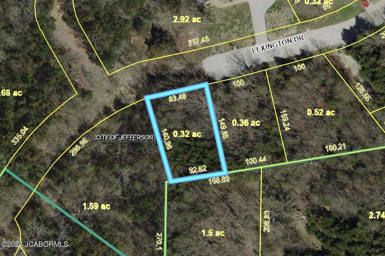 0.32 Acres of Residential Land for Sale in Jefferson City, Missouri