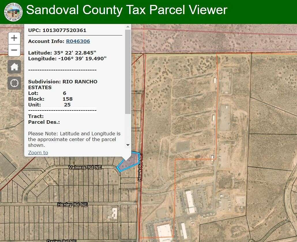 1.41 Acres of Land for Sale in Rio Rancho, New Mexico