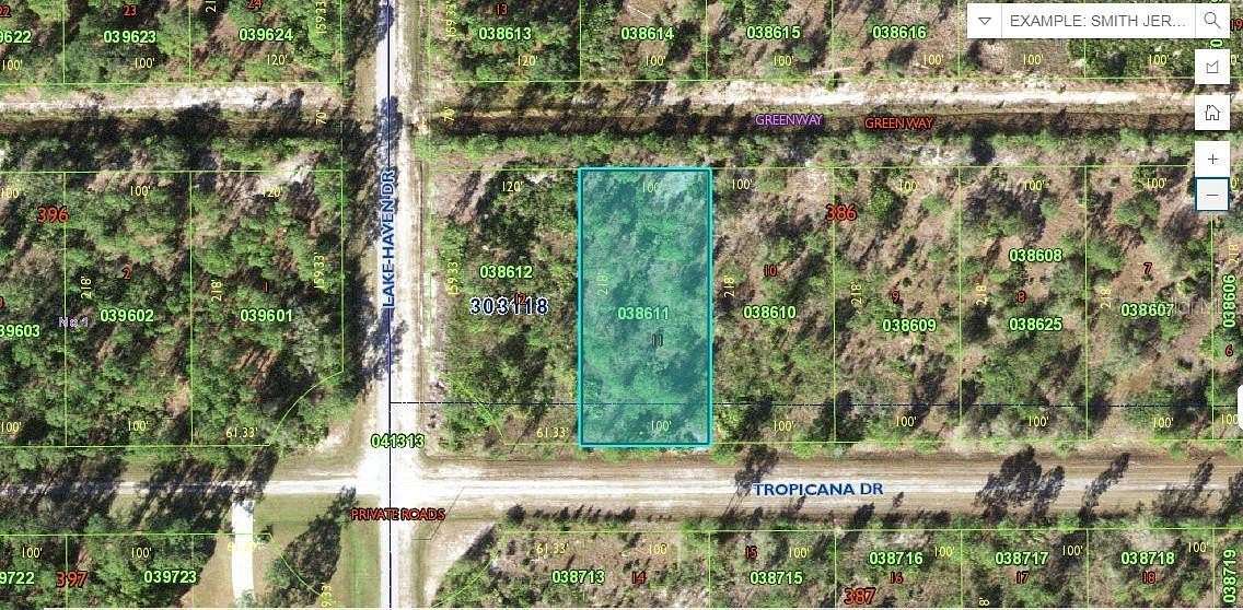 0.5 Acres of Land for Sale in Indian Lake Estates, Florida