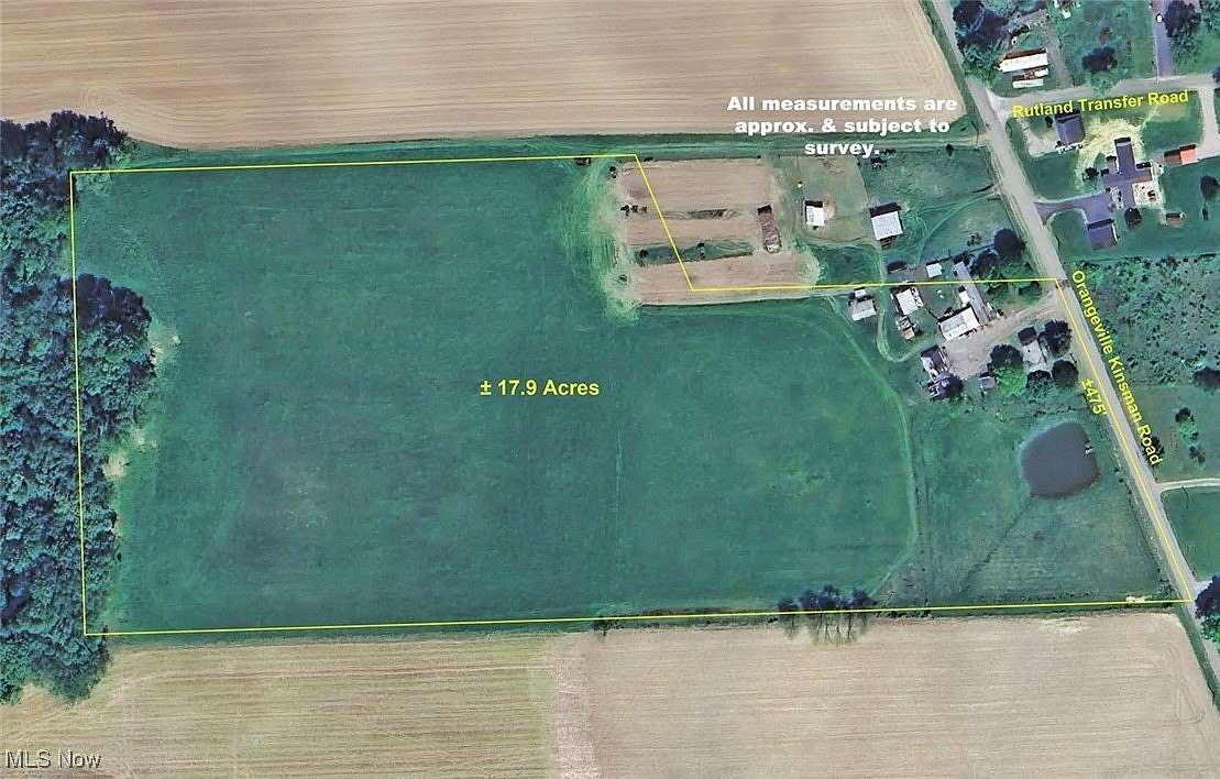 17.9 Acres of Agricultural Land for Auction in Burghill, Ohio