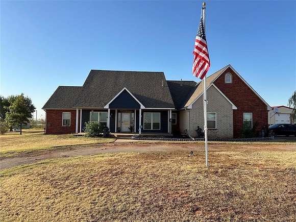 5.02 Acres of Land with Home for Sale in Piedmont, Oklahoma