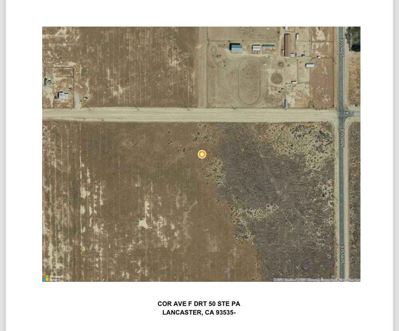 8.25 Acres of Residential Land for Sale in Lancaster, California