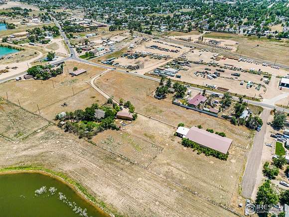 9.86 Acres of Land with Home for Sale in Greeley, Colorado