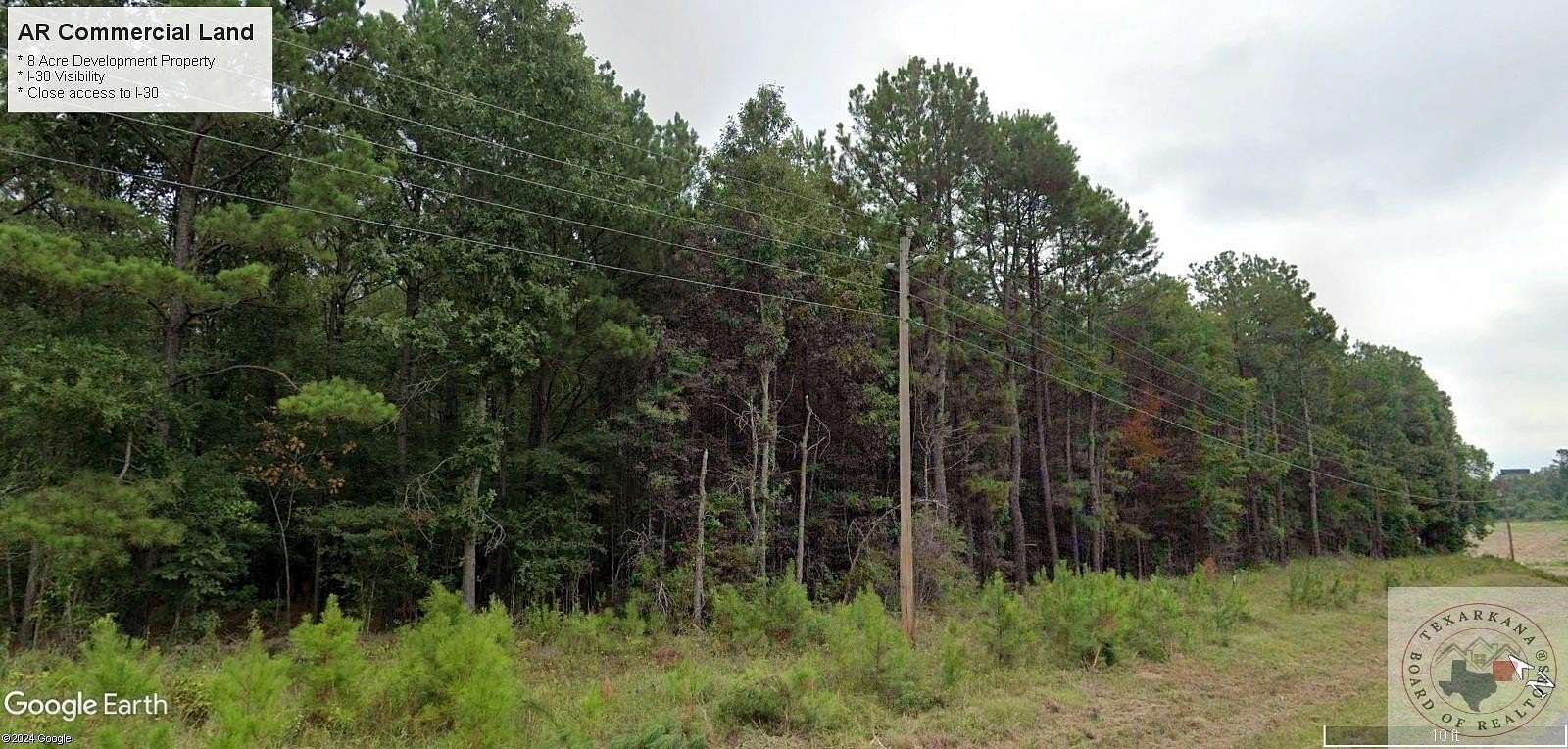 8.44 Acres of Commercial Land for Sale in Texarkana, Arkansas