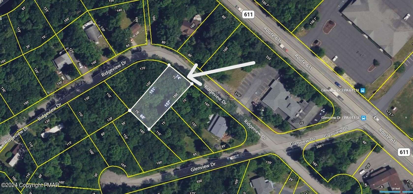 0.26 Acres of Commercial Land for Sale in Bartonsville, Pennsylvania