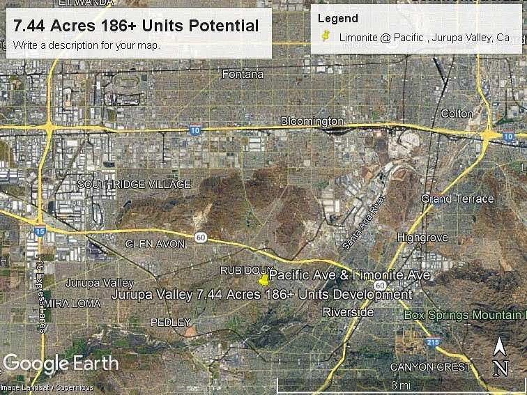 7.44 Acres of Land for Sale in Jurupa Valley, California